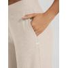 imageODODOS Womens Extra Wide Leg Pants  Ultra Soft Stratum Tech Casual Relaxed Lounge Pants with Pockets  29quot InseamEcru Heather