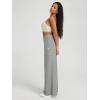 imageODODOS Womens Extra Wide Leg Pants  Ultra Soft Stratum Tech Casual Relaxed Lounge Pants with Pockets  29quot InseamGrey Heather