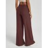 imageODODOS Womens Extra Wide Leg Pants  Ultra Soft Stratum Tech Casual Relaxed Lounge Pants with Pockets  29quot InseamJava Heather