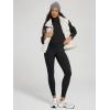 imageODODOS Womens Fleece Lined Leggings Thermal Warm Winter Tights  25quot  28quot High Waisted Thick Yoga Pants with Back PocketsBlack