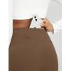 imageODODOS Womens Fleece Lined Leggings Thermal Warm Winter Tights  25quot  28quot High Waisted Thick Yoga Pants with Back PocketsChocolate