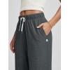 imageODODOS Womens Straight Leg Pants Ultra Soft Stratum Tech Relaxed Casual Pajama Lounge Pants with Pockets2931quot InseamCharcoal Heather