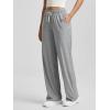 imageODODOS Womens Straight Leg Pants Ultra Soft Stratum Tech Relaxed Casual Pajama Lounge Pants with Pockets2931quot InseamGrey Heather