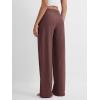 imageODODOS Womens Straight Leg Pants Ultra Soft Stratum Tech Relaxed Casual Pajama Lounge Pants with Pockets2931quot InseamJava Heather