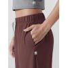 imageODODOS Womens Straight Leg Pants Ultra Soft Stratum Tech Relaxed Casual Pajama Lounge Pants with Pockets2931quot InseamJava Heather