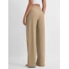 imageODODOS Womens Straight Leg Pants Ultra Soft Stratum Tech Relaxed Casual Pajama Lounge Pants with Pockets2931quot InseamKhaki Heather
