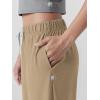 imageODODOS Womens Straight Leg Pants Ultra Soft Stratum Tech Relaxed Casual Pajama Lounge Pants with Pockets2931quot InseamKhaki Heather