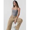 imageODODOS Womens Straight Leg Pants Ultra Soft Stratum Tech Relaxed Casual Pajama Lounge Pants with Pockets2931quot InseamKhaki Heather