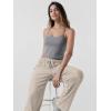 imageODODOS Womens Straight Leg Pants Ultra Soft Stratum Tech Relaxed Casual Pajama Lounge Pants with Pockets2931quot InseamMocha Heather
