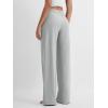 imageODODOS Womens Straight Leg Pants Ultra Soft Stratum Tech Relaxed Casual Pajama Lounge Pants with Pockets2931quot InseamPale Grey Heather