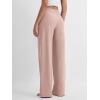 imageODODOS Womens Straight Leg Pants Ultra Soft Stratum Tech Relaxed Casual Pajama Lounge Pants with Pockets2931quot InseamRose Pink Heather