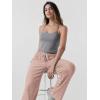 imageODODOS Womens Straight Leg Pants Ultra Soft Stratum Tech Relaxed Casual Pajama Lounge Pants with Pockets2931quot InseamRose Pink Heather