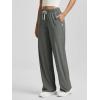 imageODODOS Womens Straight Leg Pants Ultra Soft Stratum Tech Relaxed Casual Pajama Lounge Pants with Pockets2931quot InseamSmoke Heather