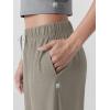 imageODODOS Womens Straight Leg Pants Ultra Soft Stratum Tech Relaxed Casual Pajama Lounge Pants with Pockets2931quot InseamWarm Grey Heather