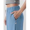 imageODODOS Womens Straight Leg Pants Ultra Soft Stratum Tech Relaxed Casual Pajama Lounge Pants with Pockets2931quot InseamWashed Denim Heather
