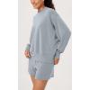 imageODODOS Modal Soft Long Sleeve Oversized Sweatshirts for Women High Crew Neck Relaxed Pullover TopsGrey Blue