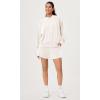 imageODODOS Modal Soft Long Sleeve Oversized Sweatshirts for Women High Crew Neck Relaxed Pullover TopsIvory