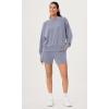 imageODODOS Modal Soft Long Sleeve Oversized Sweatshirts for Women High Crew Neck Relaxed Pullover TopsPurple Gray