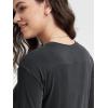 imageODODOS Womens Cropped TShirt  Ultra Soft Short Sleeve Top Crew Neck Relaxed Fit Casual Tee for Everyday WearBlack