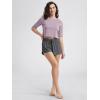 imageODODOS Womens Cropped TShirt  Ultra Soft Short Sleeve Top Crew Neck Relaxed Fit Casual Tee for Everyday WearLavender