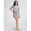 imageODODOS Womens Cropped TShirt  Ultra Soft Short Sleeve Top Crew Neck Relaxed Fit Casual Tee for Everyday WearLight Gray