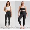 imageODODOS Womens High Waisted Workout Leggings 25quot  28quot Tummy Control Buttery Soft Athletic Gym Workout Yoga PantsOnyx Black Grey