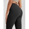 imageODODOS Womens High Waisted Workout Leggings 25quot  28quot Tummy Control Buttery Soft Athletic Gym Workout Yoga PantsOnyx Black Grey
