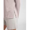imageODODOS Womens Relaxed Fit Long Sleeve Shirts Boat Neck Side Slit PeachSoft Casual Lounge Yoga TopsDusty Pink