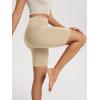 imageODODOS High Waist Workout Shorts for Women Tummy Control Workout Gym Athletic Biker Shorts6quot8quot InseamBeige