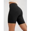 imageODODOS High Waist Workout Shorts for Women Tummy Control Workout Gym Athletic Biker Shorts6quot8quot InseamBlack