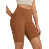 imageODODOS High Waist Workout Shorts for Women Tummy Control Workout Gym Athletic Biker Shorts6quot8quot InseamCaramel