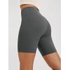 imageODODOS High Waist Workout Shorts for Women Tummy Control Workout Gym Athletic Biker Shorts6quot8quot InseamCharcoal