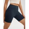 imageODODOS High Waist Workout Shorts for Women Tummy Control Workout Gym Athletic Biker Shorts6quot8quot InseamDeep Navy