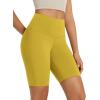 imageODODOS High Waist Workout Shorts for Women Tummy Control Workout Gym Athletic Biker Shorts6quot8quot InseamMango Mint