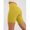 imageODODOS High Waist Workout Shorts for Women Tummy Control Workout Gym Athletic Biker Shorts6quot8quot InseamMango Mint