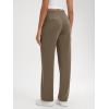 imageODODOS Womens Modal Soft Classic Pants Mid Rise PullOn Lounge Casual Work Pants with Pockets 27quot  29quot  31quot InseamEspresso