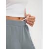 imageODODOS Womens Modal Soft Classic Pants Mid Rise PullOn Lounge Casual Work Pants with Pockets 27quot  29quot  31quot InseamGrey Blue