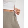imageODODOS Womens Modal Soft Classic Pants Mid Rise PullOn Lounge Casual Work Pants with Pockets 27quot  29quot  31quot InseamKhaki