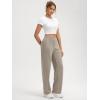 imageODODOS Womens Modal Soft Classic Pants Mid Rise PullOn Lounge Casual Work Pants with Pockets 27quot  29quot  31quot InseamKhaki