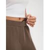 imageODODOS Womens Modal Soft Classic Pants Mid Rise PullOn Lounge Casual Work Pants with Pockets 27quot  29quot  31quot InseamNutria