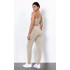 imageODODOS Womens Modal Soft Jogger Pants with Pockets Adjustable Shockcord High Waist Sweatpants Casual Lounge PantsSmokey Taupe