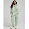 imageODODOS Womens Brushed Fleece Oversized Hoodie  Cozy Warm Long Sleeve Pullover Sweatshirt with Kangaroo PocketMint Green Heather