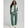 imageODODOS Womens Brushed Fleece Oversized Hoodie  Cozy Warm Long Sleeve Pullover Sweatshirt with Kangaroo PocketTeal Green Heather