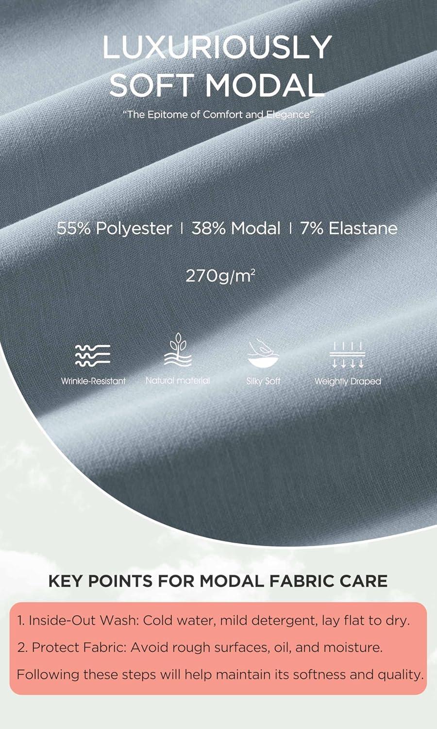 imageODODOS Modal Soft HalfZip Collared Sweatshirts for Women Long Sleeve Relaxed Pullover Top with PocketsGrey Blue