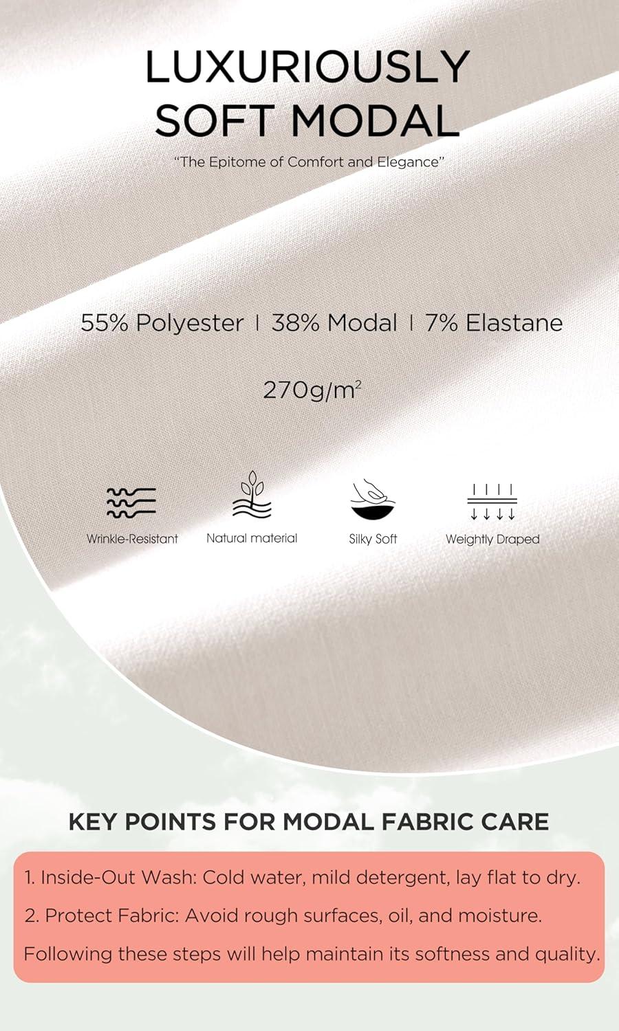 imageODODOS Modal Soft HalfZip Collared Sweatshirts for Women Long Sleeve Relaxed Pullover Top with PocketsIvory