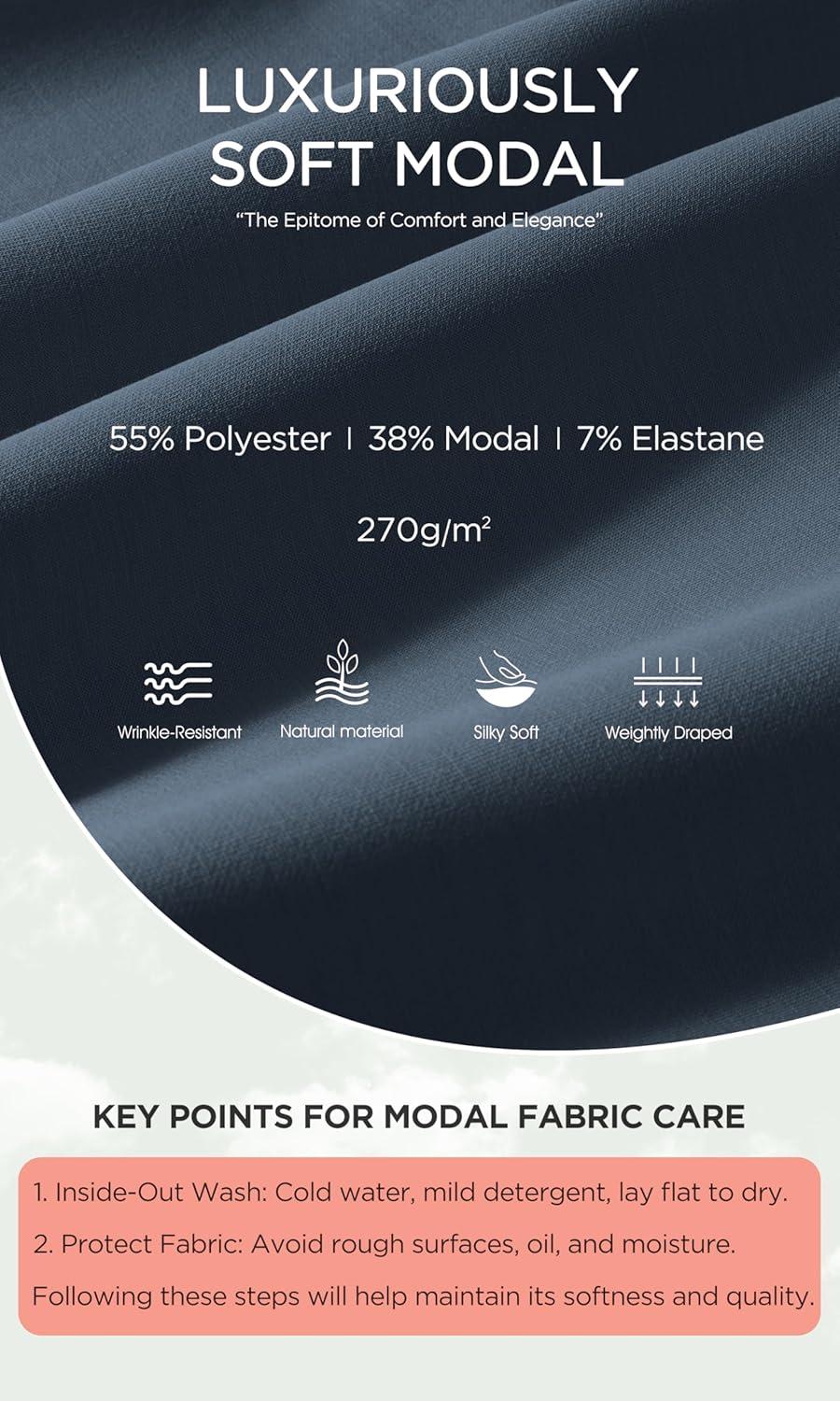 imageODODOS Modal Soft HalfZip Collared Sweatshirts for Women Long Sleeve Relaxed Pullover Top with PocketsNavy