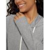 imageODODOS Womens Oversized Hoodie  Ultra Soft Stratum Tech Pullover UPF 50 Long Sleeve Tops with Kangaroo PocketGrey Heather