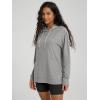 imageODODOS Womens Oversized Hoodie  Ultra Soft Stratum Tech Pullover UPF 50 Long Sleeve Tops with Kangaroo PocketGrey Heather