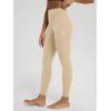 imageODODOS No Front Seam Yoga Leggings for Women  25quot  28quot High Waist Buttery Soft Lounge Yoga PantsBeige