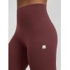 imageODODOS No Front Seam Yoga Leggings for Women  25quot  28quot High Waist Buttery Soft Lounge Yoga PantsBurgundy